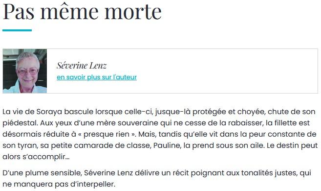 4eme livre lenz morte