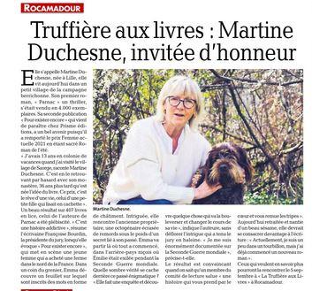 Article la depeche du 22 08 21 maerine duchesne