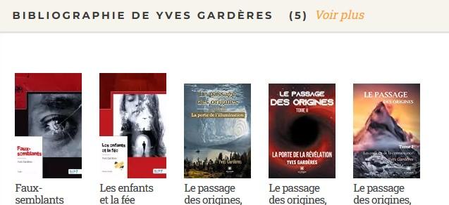 Bibliographie yves garderes