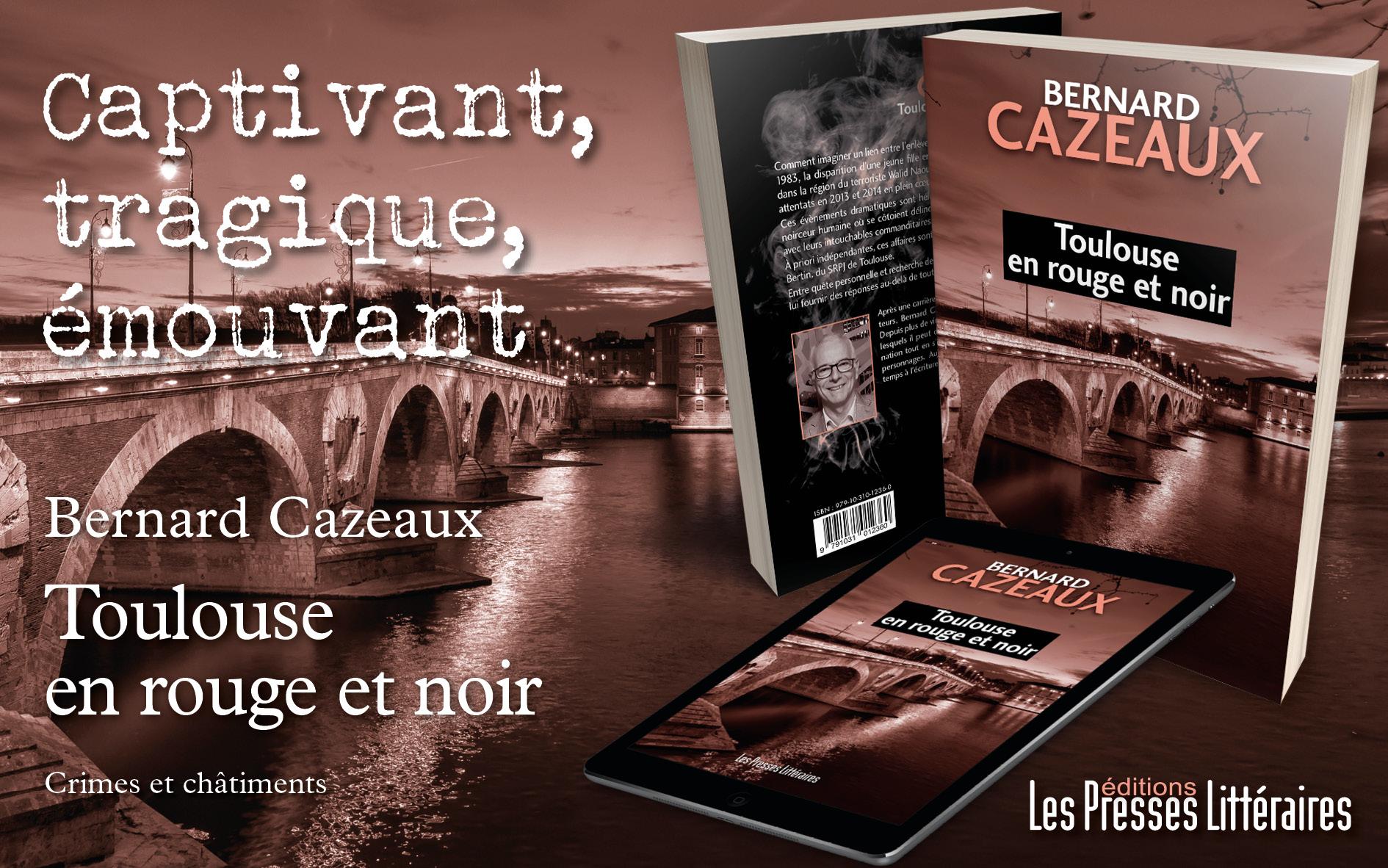 Cazeaux livre toulouse en rouge et noir