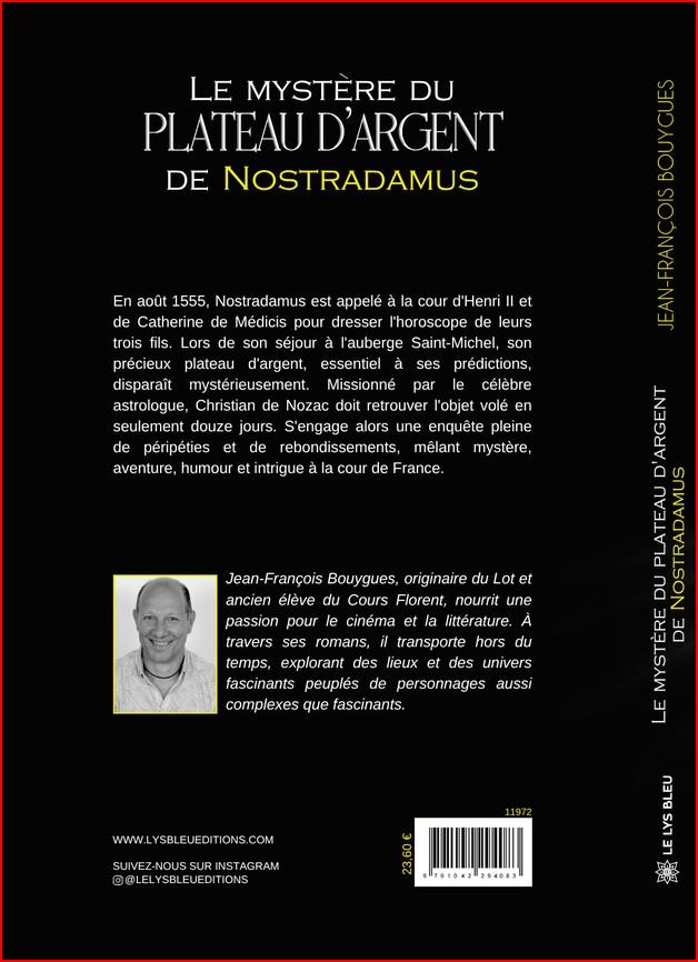 La secret du plateau darge nt de nostrodamus couverture