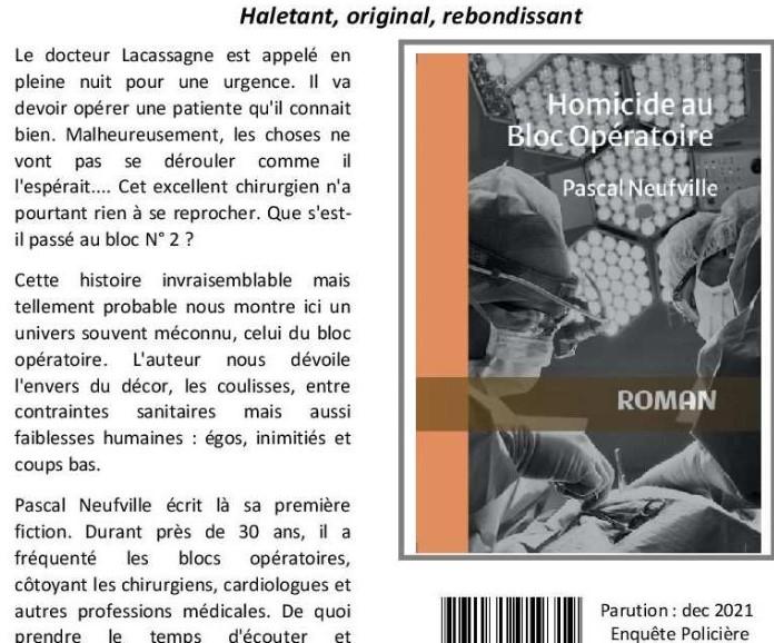 Livre bloc operatoire