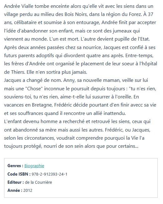 Livre l enfant de l ocean bourgade 4eme couv