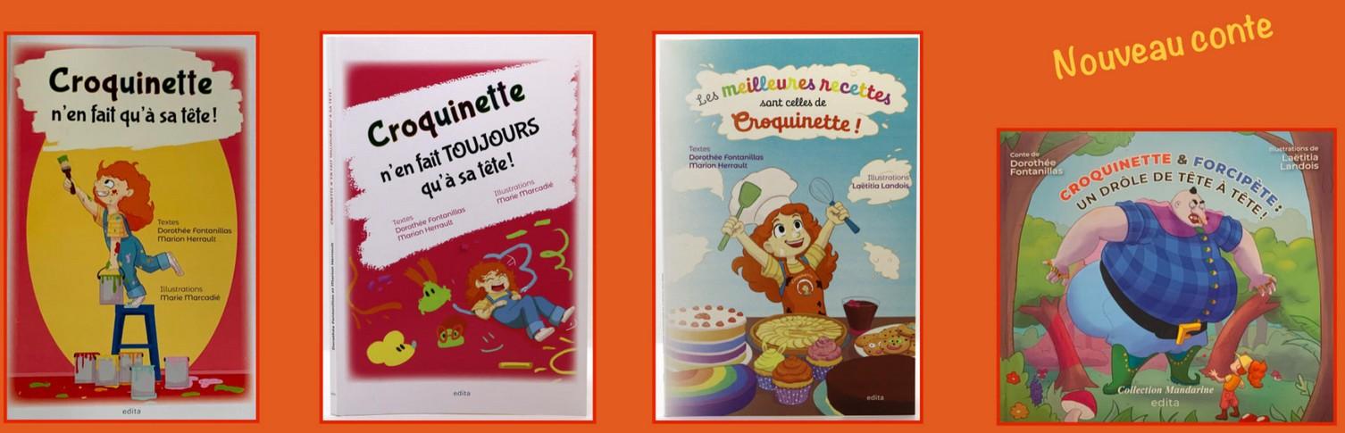 Livres croquinette fontanillas