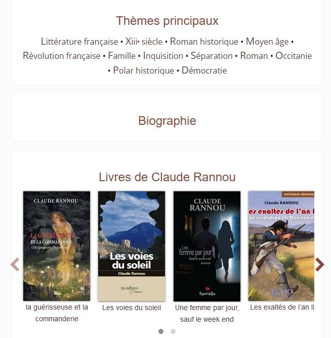 Quelques livres de claude rannou